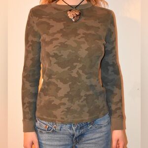 Olive Camo Long Sleeve Tee